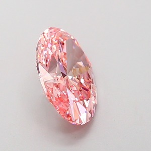 Diamant CVD rose vif fantaisie de 2,1 carats, de forme ovale, de luxe, cultivé en laboratoire, clarté VS1, polissage excellent, diamant non monté pour bijoux - Product Image 4