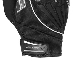 Gants de moto courts et légers noirs pour hommes avec tissu respirant, prise en main antidérapante, fonction écran tactile, vêtements d'équitation à doigts entiers - Product Image 5