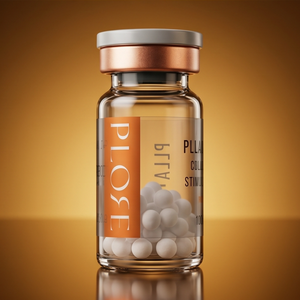 PLORE 50mg PLLA + Ácido Hialurónico, Bioestimulador Híbrido, Estimulación de Colágeno de Larga Duración, Rejuvenecimiento de la Piel, Vial - Product Image 1