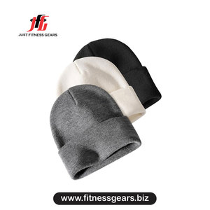 Wholesale warm <b>hat</b> Manufacturer custom logo Unisex winter knitted Custom <b>beanie</b> cap Winter fashion accessory - Product Image 2