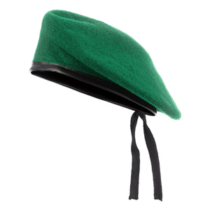100% Wool French <b>Beret</b> Cap Unisex Tactical Uniform Baseball Cap Winter Appropriate Printed Manufactured in Pakistan - Product Image 4