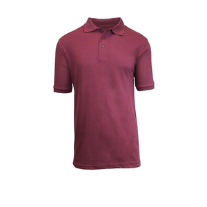 Polo para Hombre, Casual, Transpirable, de Color Sólido, de Algodón, Manga Corta, Corte Regular, Tejido Transpirable - Product Image 1