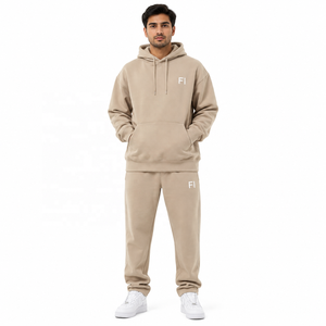 High Quality Unisex Hoodies Regular fit Tracksuit Jogger Set acid wash Breathable knitted fabric Sweatshirt OEM ODM B2B Supplier - Product Image 1