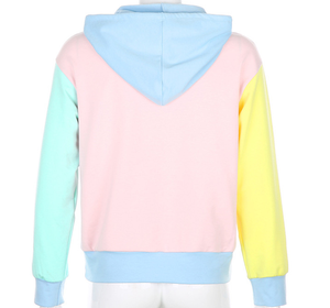 Sweat à capuche pour homme couleur maltée, coupe classique, couleur unie, style décontracté, en tissu French Terry, tendance 2026 - Product Image 3