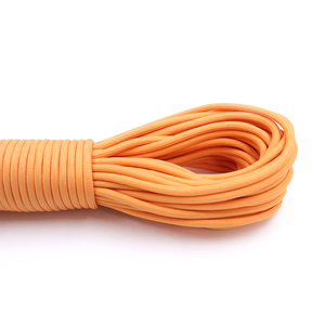 Cuerda de Paracord Naranja Claro de 4 mm, Tipo 550, Cordón de Nailon Utilitario para Camping, Supervivencia, Manualidades y Bricolaje - Product Image 3