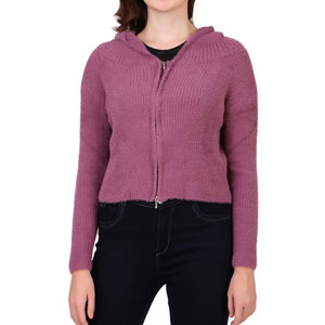 Sweat-shirt à capuche oversize pour femme en molleton de coton doux, style professionnel et urbain, nouvelle collection 2026 - Product Image 3