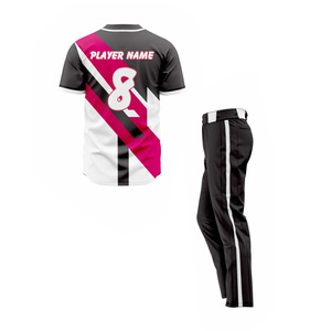 Conjunto de Uniforme de Béisbol Personalizado y Económico, Jersey y Pantalones Sublimados, Nombre del Equipo Impreso, Secado Rápido, Corte Regular, Todas las Temporadas, Unisex, Adulto, Económico - Product Image 2