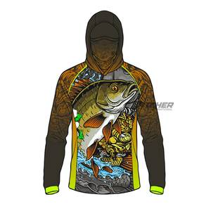 Camisa Larga de Pesca Impermeable Anti-UV 50+ de Secado Rápido de Spandex/Poliéster al por Mayor, Estilo Urbano Juvenil Oversize, Ropa Global - Product Image 6