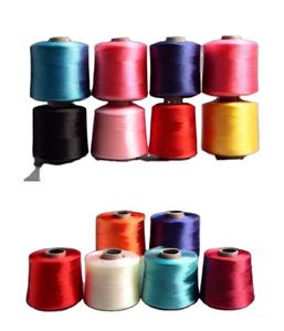 Fil à broder Lurex haute ténacité teint 300 Tex Fil de polyester métallique de type MS & ST Durable et polyvalent - Product Image 1