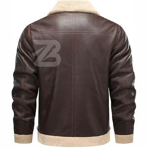 Chaqueta de Motocicleta Personalizada de Invierno con Cuello Alto, Diseño Sólido, Piel de Vaca, para Hombre, Servicio OEM 2026, Impermeable y Ecológica - Product Image 3