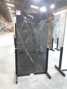 กระเบื้องพอร์ซเลนคุณภาพพรีเมียมจากอินเดีย กระเบื้องแผ่นใหญ่ กระเบื้องเซรามิก ขนาด 80x160 ซม. กระเบื้องพอร์ซเลนขัดเงาสีสดใส - Product Image 4