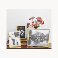 Cadre photo en aluminium de haute qualité, design élégant et personnalisé, nouvelle collection, décoration pour la maison, cadeau