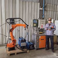 Bras de robot de soudage laser à 6 axes pour le soudage de précision de pièces automobiles et électroniques