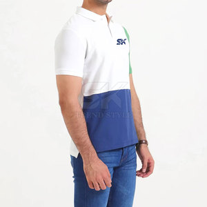 เสื้อโปโลผู้ชายแบบเรียบสีตัดต่อ ดีไซน์สั่งทำพิเศษ ปี 2026 ผลิตภัณฑ์ฤดูหนาว เสื้อโปโลผู้ชายแบบเรียบสีตัดต่อ ราคาถูก - Product Image 5