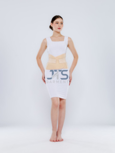 Corset post-partum de qualité supérieure, élastique, flexible, réglable, respirant, en matière lavable, aide à la récupération après l'accouchement - Product Image 2