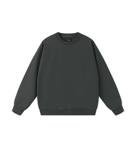 Wholesale French Terry Sweatshirt Premium Men's Sweatshirt OEM Unisex Sweatshirt Ready Ship - Product Image 4