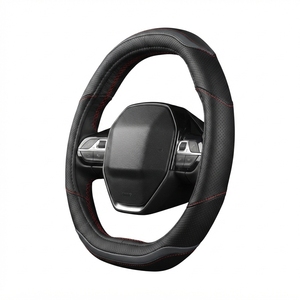 Funda de Volante de Cuero con Base Plana en Forma de D, Estilo Deportivo, Protector de Volante de Coche Premium, Personalizado OEM, Venta al Por Mayor - Product Image 2