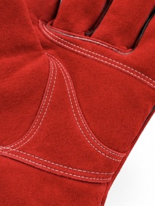 Gants de soudage de qualité supérieure en cuir de vachette et doublure polaire, protection contre les éclaboussures de métal fondu, personnalisables, fabriqués au Pakistan - Product Image 6