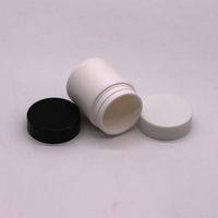 Bouteille en plastique HDPE de 50 ml avec bouchon à vis, couleur personnalisée, étiquette privée, pour pilules, capsules, gommes, comprimés