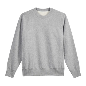 Sweat-shirt en molleton doublé brodé vert clair pour homme, col rond, pull uni à manches longues, décontracté, chaud, doux, en coton, OEM - Product Image 6