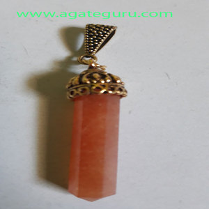 Colgante de Turmalina Negra Natural con Cadena Decorativa, Hecho en India - Product Image 4