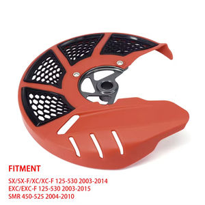 Facile à installer SX SX F XC XC F 125 à 530 2003 à 2014 <span class=keywords><strong>EXC</strong></span> <span class=keywords><strong>EXC</strong></span> F 125 à 530 2003 à <span class=keywords><strong>2015</strong></span> Kit de montage de la protection du disque de frein - Product Image 4
