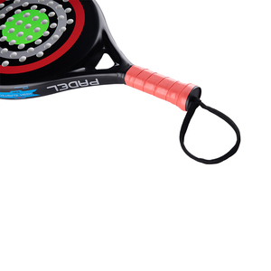 Raqueta de Pádel de Fibra de Carbono OEM de Marca Personalizada, con Logotipo Central, Protector de Bordes, Núcleo de EVA Suave Transparente 2026 - Product Image 4