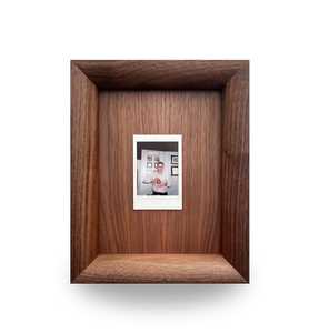 Wood <b>Picture</b> <b>Frame</b> / Walnut / Solid Wood, Simple Profile Minimalist Design / walnut backing - Product Image 1