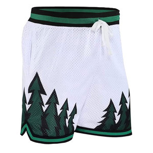 Pantalones Cortos Deportivos Ligeros de Malla Transpirable para Hombre, Doble Capa, con Cordón Ajustable en la Cintura, Logotipo Personalizado, Ropa Deportiva para Gimnasio - Product Image 4