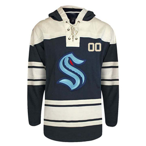 Sudadera con Capucha de Hockey sobre Hielo de Último Diseño, Personalizable con Bordado y Sublimación, Antibacteriana, Transpirable, de Secado Rápido, Colores Personalizados - Product Image 2