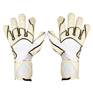 High Quality Leather Football Goalkeeper Gloves <b>Adjustable</b> Wrist <b>Strap</b> Thermal/Insulated Unisex Professional Outdoor Adult Wear - Product Image 1