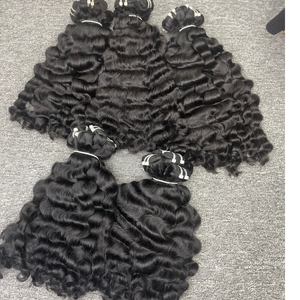 Cabello Remy de alta calidad al mejor precio, cabello rizado birmano y vietnamita, cutícula alineada, vendedores de cabello humano virgen crudo - Product Image 4