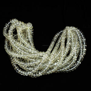 Natural Siloni Moonstone Beads Smooth Rondelle Shape <b>Stone</b> Gemstones for Jewelry Making for Necklaces and <b>Bracelets</b> - Product Image 1