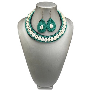 CRYSTAL CRAFT Handmade Party Exaggeration Shawl Zulu Seed Beads Women Statesment Choker Fashion Jewelry Beaded African Bib - Product Image 1