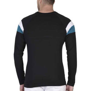 Camiseta Deportiva de Manga Larga para Hombre, Informal, de Punto, con Estampado Liso, de Secado Rápido, Ligera, Transpirable, para Entrenamiento Físico y Gimnasio - Product Image 2