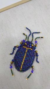 Broche Elegante con Bordado de Hojas y Cuentas, Hecho a Mano, para Mujer, Accesorios de Moda - Product Image 5