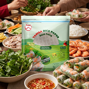 Papier de riz vietnamien pour les rouleaux de printemps frais – Fabricant direct, certifié FSSC, HALAL, ISO, HACCP, exporté vers les marchés mondiaux - Product Image 1