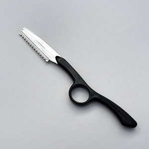 Professional Salon Thinning <b>Scissors</b> Stainless Steel Blade 30 Teeth Right <b>Handed</b> Long Handle Plastic Ergonomic Hair Cutting Tool - Product Image 3