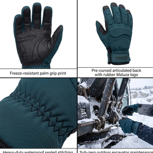 Guantes de Seguridad Mecánicos con Logotipo Personalizado, de Poliéster, Resistentes a la Abrasión, con Palma Reforzada, Antideslizantes y con Pantalla Táctil - Product Image 4