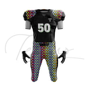 Uniformes de Fútbol Americano Personalizados al por Mayor, Conjuntos de Camiseta y Pantalón, Uniformes de Fútbol Americano Personalizados en Tallas Grandes - Product Image 1