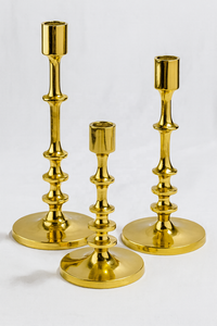 เชิงเทียนอลูมิเนียมทำด้วยมือชุดเชิงเทียนสีดำทนความร้อนสำหรับคริสต์มาสและอีสเตอร์ของตกแต่งบ้านขายส่ง - Product Image 5