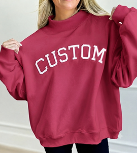 เสื้อพูลโอเวอร์ผ้าฟลีซคอเต่าทรงโอเวอร์ไซส์น้ำหนักเบาปักโลโก้ตามสั่งสำหรับผู้หญิง ระบายอากาศได้ดี ไม่หดตัว - Product Image 1