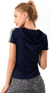 Offre Spéciale mode crop top à manches longues femmes sweat à capuche en velours tissu rose tenues deux pièces plussize courtes ensemble Prix raisonnable - Product Image 2