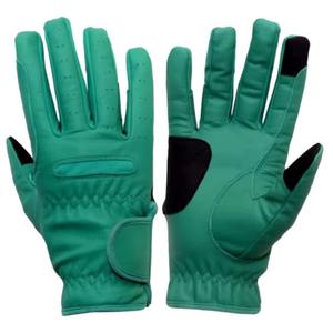 Guantes de Equitación para Hombre, Palma de Cuero Sintético Duradero, Agarre Fuerte, para Entrenamiento y Competición, Fabricante de Ropa Ecuestre - Product Image 6