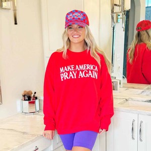 WWJD OEM Custom Cotton Fleece Sweatshirt <b>Mock</b> <b>Neck</b> Crew <b>Neck</b> Embroidered Chenille Letter Sorority Wear - Product Image 3