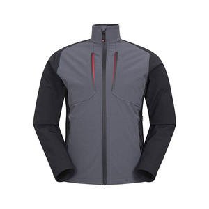 Veste Softshell Premium pour Homme, Imperméable et Respirante, Idéale pour le Travail en Extérieur, Veste Softshell à Col Montant Personnalisable, Vente Directe Usine - Product Image 6
