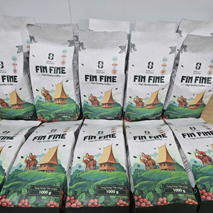 Café Robusta Tostado Medio de Primera Calidad, Marca Privada OEM, con Fuerte Sabor a Chocolate, Dulce y Cafeinado, 10 Bolsas/Caja, Venta al Por Mayor - Product Image 6