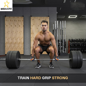 Guantes de Gimnasio con Soporte para Muñeca, Agarre Extra, Protección Completa de la Palma, Guantes sin Dedos Ajustables para Hombres y Mujeres, Crossfit, Escalada - Product Image 3