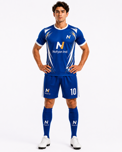 Fabricante de Uniformes de Fútbol Personalizados OEM/ODM para Adultos Unisex, Conjunto de Uniforme de Fútbol por Sublimación, Ropa Deportiva de Marca Privada, Transpirable y de Secado Rápido - Product Image 1