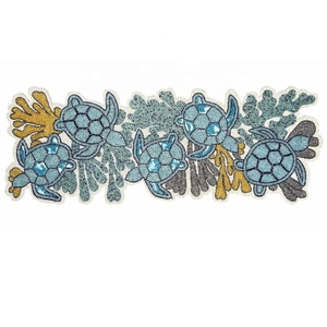 Camino de Mesa con Cuentas de Vidrio con Diseño Floral, Camino de Mesa Decorativo Ligero y Duradero para Comedor, Bodas y Uso Diario - Product Image 5